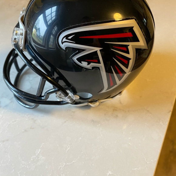 Falcons Roddy White Signed Mini Helmet - Picture 6 of 8